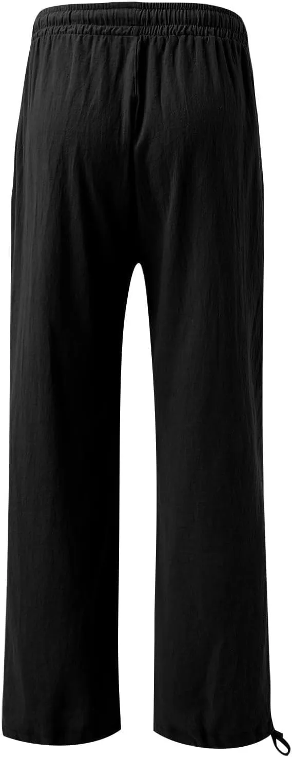 Women's Fall 2024 Pants High Waist Straight Leg Pants Business Casual Button Work Pants Trousers with Pockets