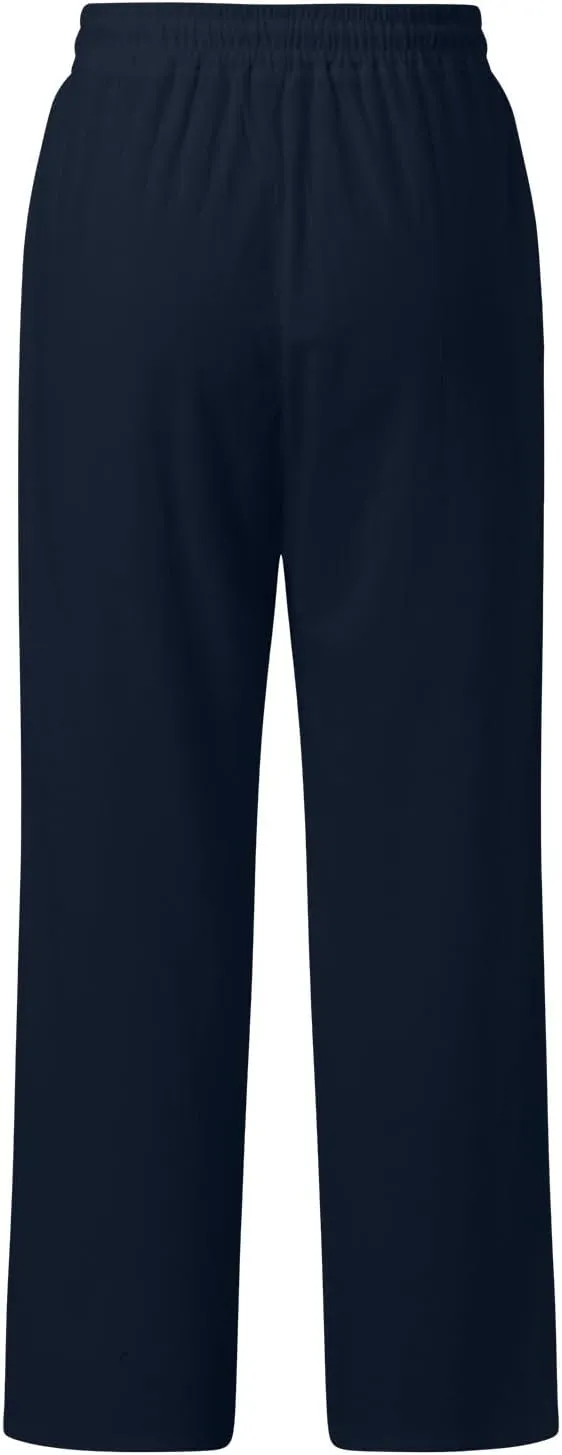 Women's Linen Blend Summer Flowy Pants Low Waist Stretchy Straight Slim Fit Palazzo Pants Work Business