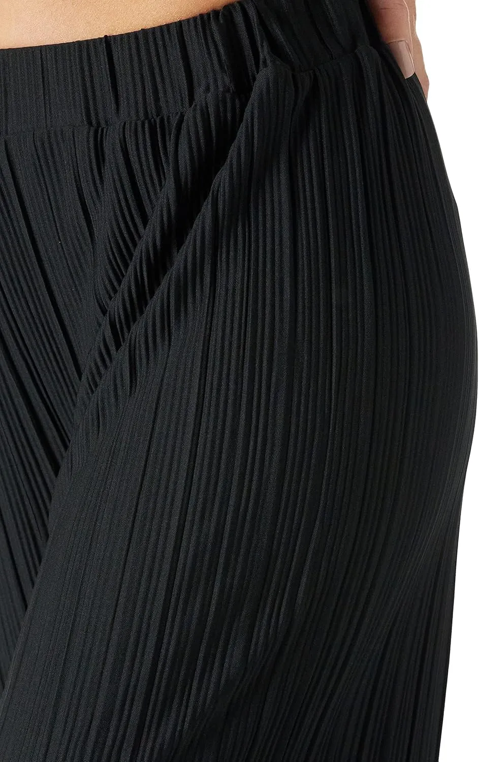 Womens Palazzo Comfy Long Pants High Elastic Waist Wide Leg Lightweigh Trousers Stretchy Flowy Pants for Women