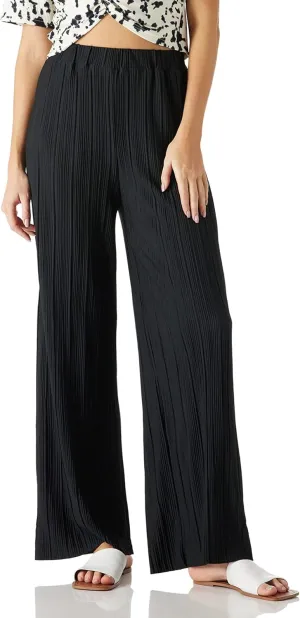 Womens Palazzo Comfy Long Pants High Elastic Waist Wide Leg Lightweigh Trousers Stretchy Flowy Pants for Women