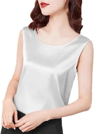Women's Round Neck Solid Color Casual Simple Temperament Office Camisole