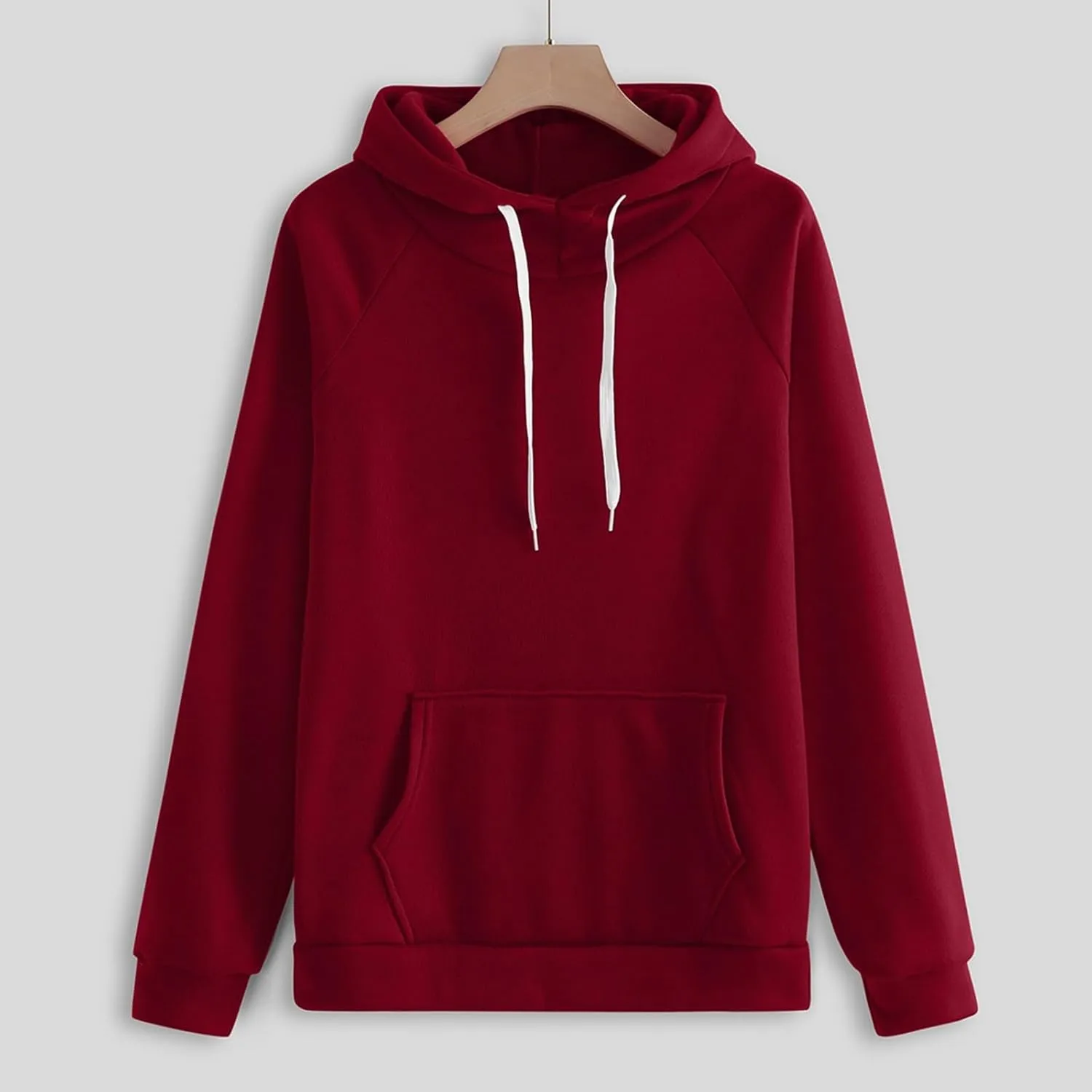Women's Two Piece Tracksuit Fall Long Sleeve Crewneck Solid Color Cute Baggy Sweatpants Fall Fashion Outfits